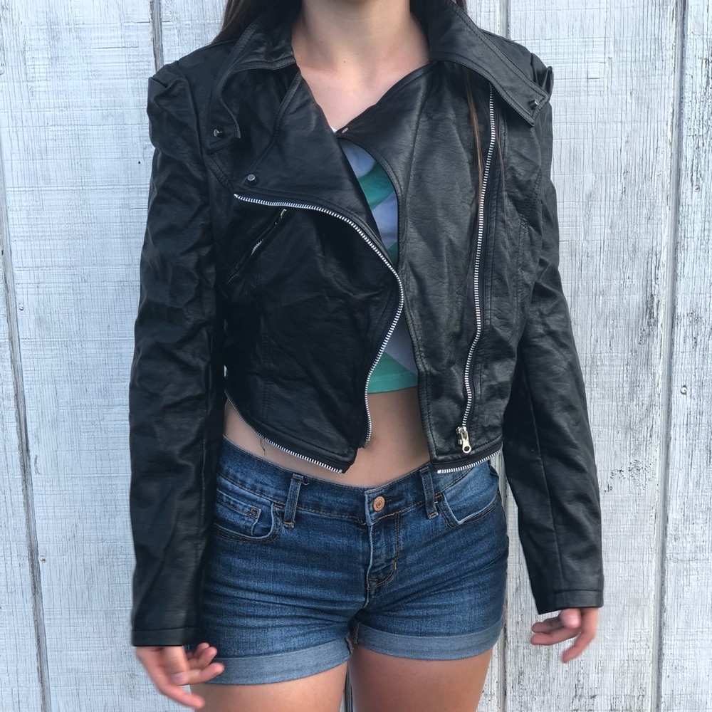 Leather jacket